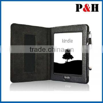 Most Popular High Quality Manufacturer Leather Case With Hand Strap for Kindle Paperwhite photo-4