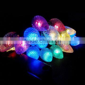 christmas decoration/christmas light with pendants-strawberry