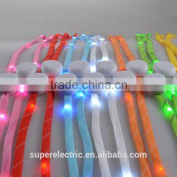 2016 New Style Fancy Light Up LED Shoelaces Flashing Shoelaces for Sale