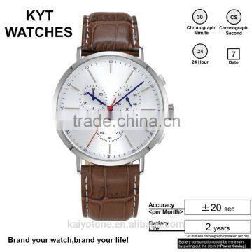 KYT 2016 New Fashion Custom Brand 316 Stainless Steel Minimalist Men Watch photo-2