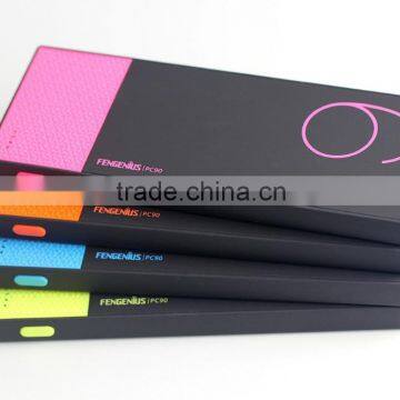 Real Capacity 9000mAh Power Bank Mini portable charger 9000mAh Power Bank 2600mah Capacity super slim