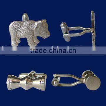 Cufflink, cuff links or tie clips