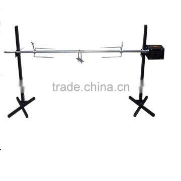 Portable Camping bbq Spit Roaster Rotisserie with Motor