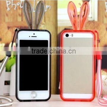 China Rabbit TPU Bumper case for Samsung note 2