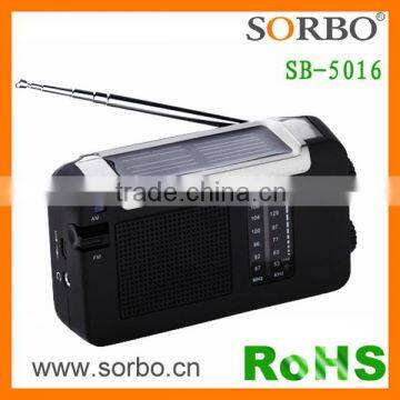 Camping Solar Radio Hand Dynamo Radio for Camping