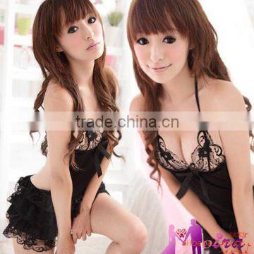 D406 Women's Sexy Lingerie Lace Dress Nightwear Underwear Babydoll Sleepwear G-string