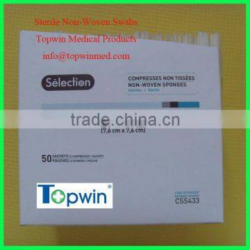 sterile absorbent gauze swabs non-woven