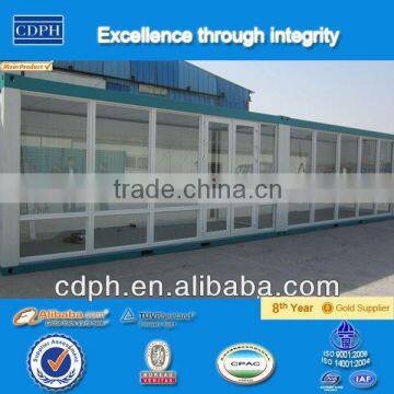 Container house, prefabricated steel frame modular building China