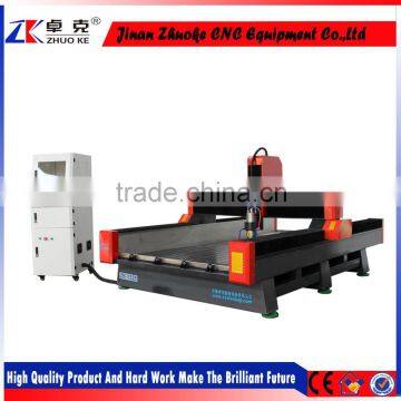 Hybird Servo Motor Stone CNC Router Machine ZK-1325 1300*2500MM With 5.5KW Big Power Spindle