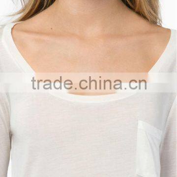 2015 Women T-shirt Wholesale Custom T-shirt for Woman Wear Apparel Online Shopping China