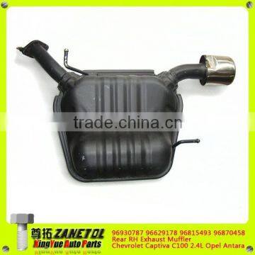 96930787 96629178 96815493 96870458 Auto Car Rear Silencer Right RH Exhaust Muffler for Chevrolet Captiva C100 2.4L Opel Antara