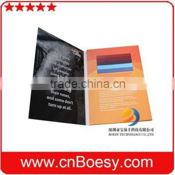 Wholesale booklet gift 4.3 inch lcd video brochure