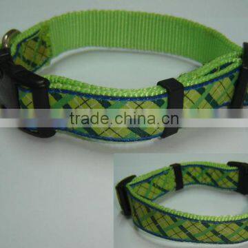 customized design fashion pet collars and leash