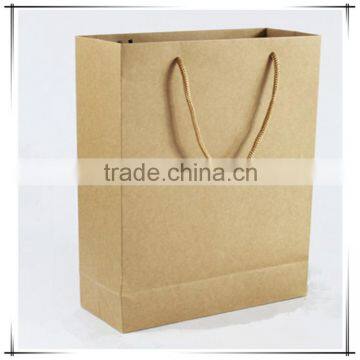 Brown Paper Bag Luxury Shopping Paper Bag For Cloth Foldable Packaging Box