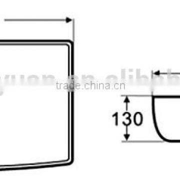 Y158 Washing Basins; Washbasins Bathroom Sinks Prices Sanitary Ware China photo-2