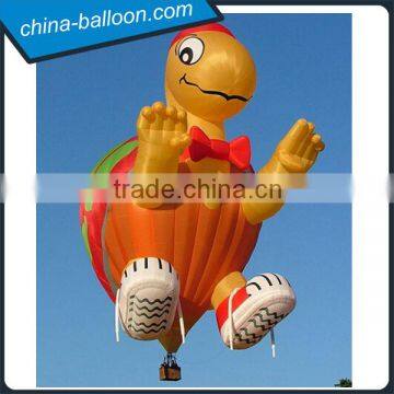 Huge size hot air balloon/funny tortoise shape model air balloon for advertising