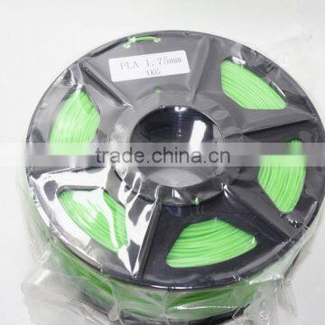 3d printing supplies GREEN color 1.75mm 3mm consumables PLA