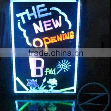 2013 hot popular Led magnetic writing board