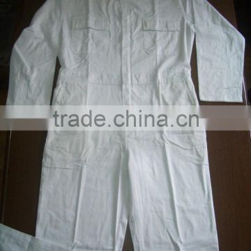 white flame retardant coverall workwear