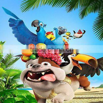 cartoon animal world popular DIY painting by numbers