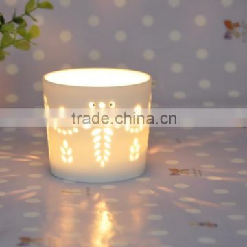 Christmas decorative mini ceramic tealight wedding candle holder