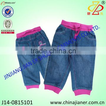 100%cotton denim winter baby pants wholesale baby pants from china