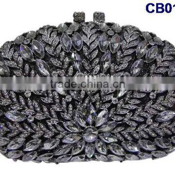 CB0135-(57-58) two different popular purse handbags Party clutch crystal evening clutch purse