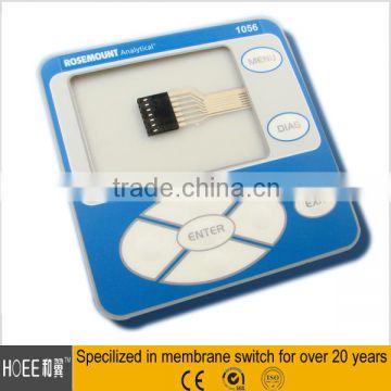 OEM tactile flexible membrane switch technology touch screen keyboard