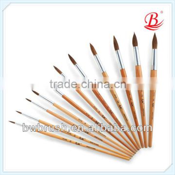 Professional horse hair paint brush,artists brushes