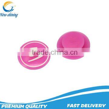 Various Fashion Design decoration plastic button for garden shoe