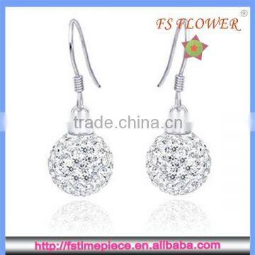 FS FLOWER - Nice Hollow Ball Diamond Earrings Jewelry Women