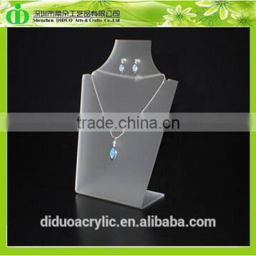 DDJ-0066 ISO9001 Chinese Manufacture Sells Custom Black Plastic Gold Necklace Display Stand photo-5