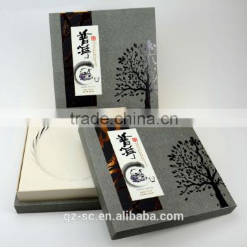 Lid and bottom paper tea box