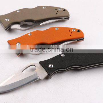 OEM 8CR13MOV stainless steel pocket knife with G10 handle