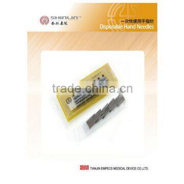 Hand acupuncture needle