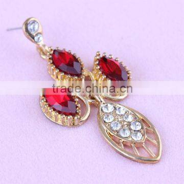 Wholesale Handmade Latest Fashion Big Long Wedding Chandelier Earrings photo-2