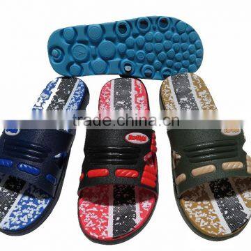 man eva flat slippers with pvc upper