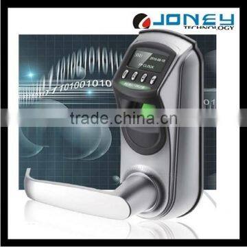 Fingerprint reader biometric lock with handle