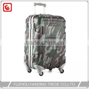 cheap abs print hard shell trolley travel computer luggage