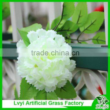 Artificial Green Leaf Vine With Flowers for Decoration photo-4