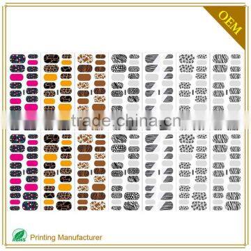 Multip Color Nail Polish Private Label Sticker Manufacturer