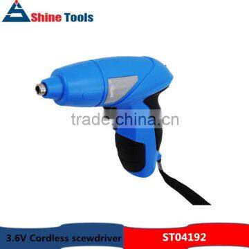 3.6V cheap electric cordless screwdriver