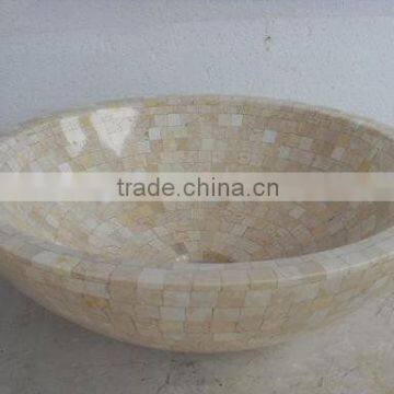 Stone Mosaic Basin MB606