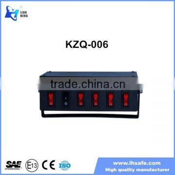 LED Ambulance Lightbar controller panel for warning light bars , KZQ-006