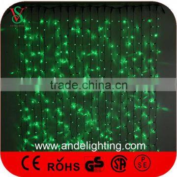 Zhongshan factory price Waterfall led curtain lights for Christmas decorations