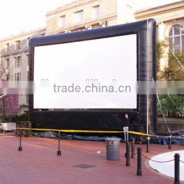 Customized backyard inflatable projector movie screens for sale