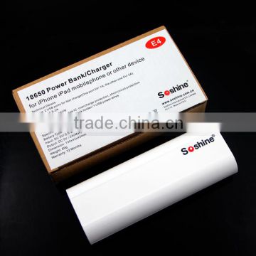 DIY 18650 power bank Soshine E4 2*18650 power bank DIY for your smart phone