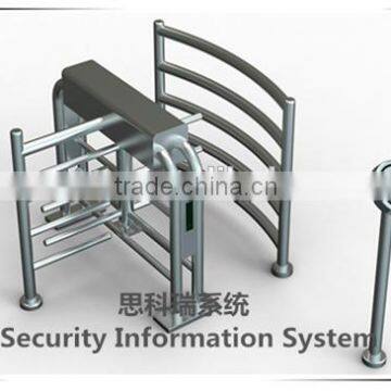 Half height/waist height time attendance system turstile gate