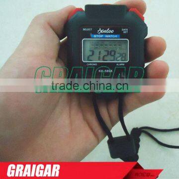 Handheld Digital LCD Sports Stopwatch KK-5898 Professional Chronograph Counter Timer High quality