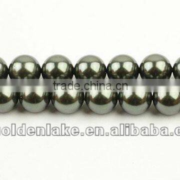 Black Shell Pearls Gemstone Beads